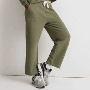 Madewell Olive Green Women's Waffle Knit Pants